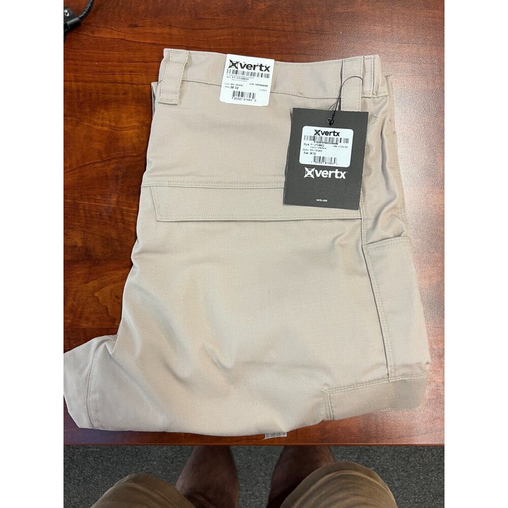 Vertx Phantom Ops Tactical Pants Men’s 38x32 Khaki Cargo Tactical Hiking Work